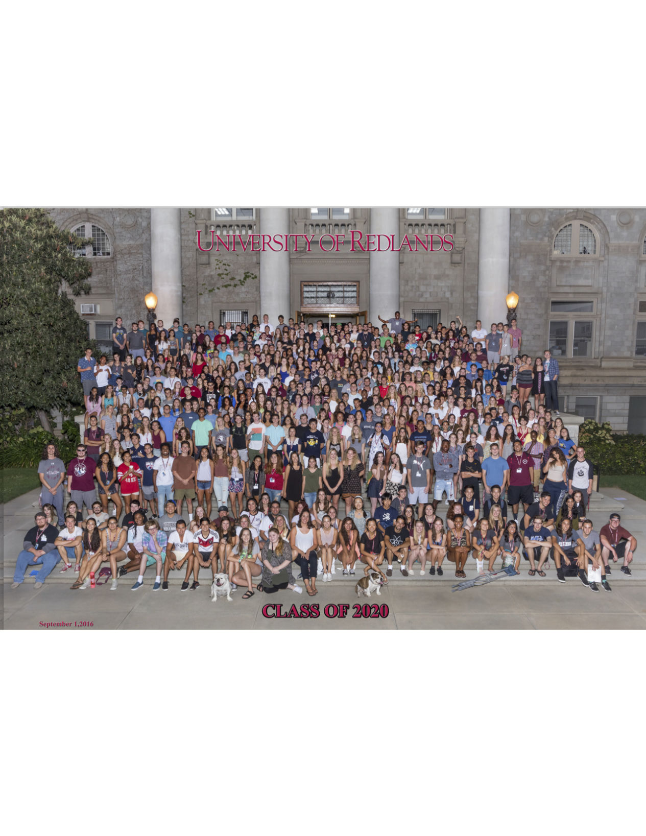 University of Redlands Class of 2020